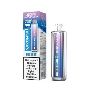 NOVA max 10000 puffs juicy pods Mr blue