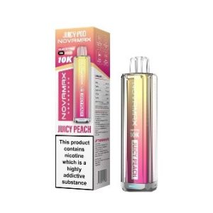 NOVA max 10000 puffs juicy pods Juicy peach